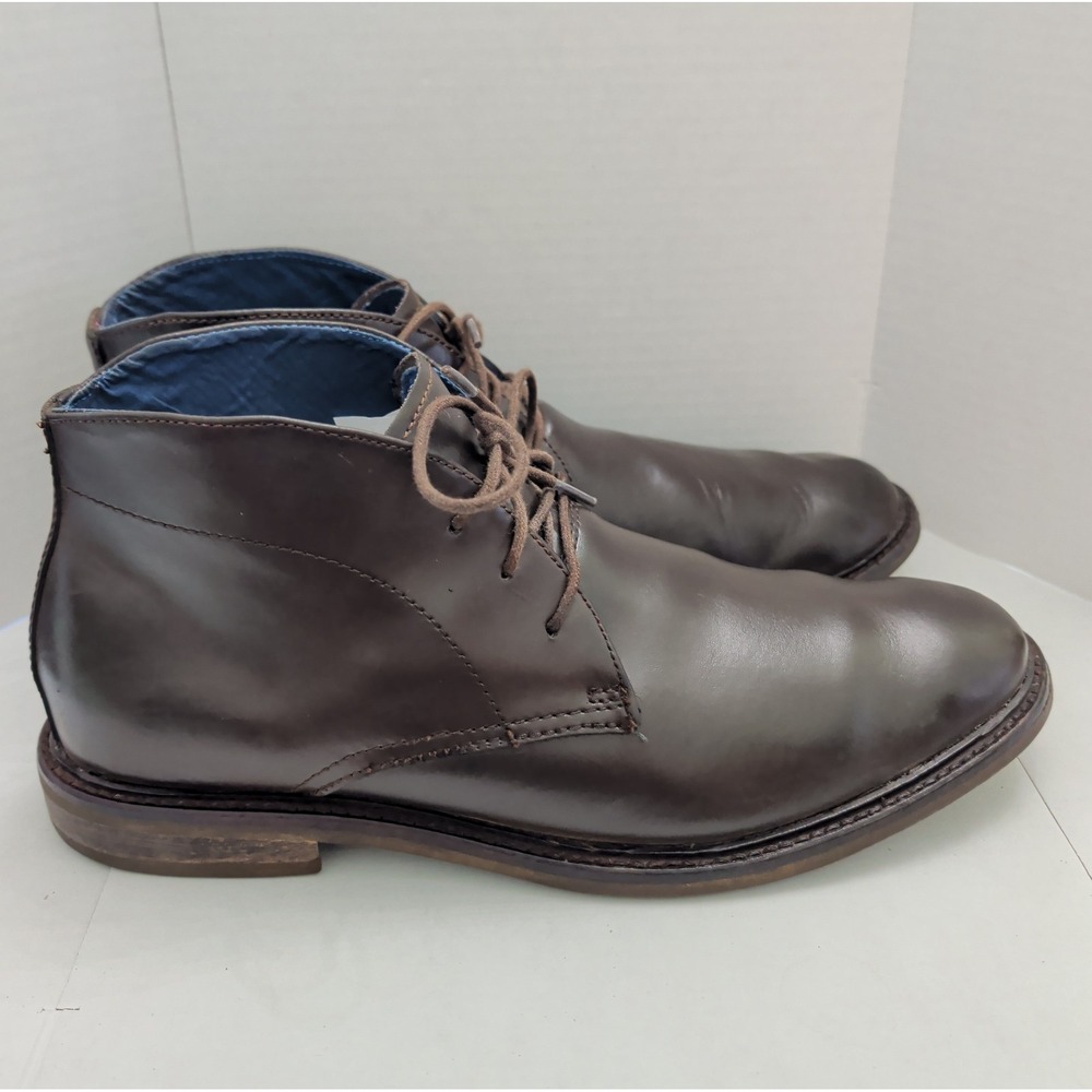 Mark Nason X Skechers Men's Sz 11 Brown Leather Chukka Lace-Up Boots Beatles - Picture 3 of 9